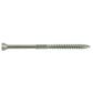 #9 x 3" Silver Star Stainless Steel TRIM HEAD Screw Torx/Star Drive Head-Stainless Steel TRIM HEAD Wood Screws - 305 Stainless Steel Torx/Star Drive Wood Screws - FULL BOX ~2,000 Screws (OVERSTOCK)