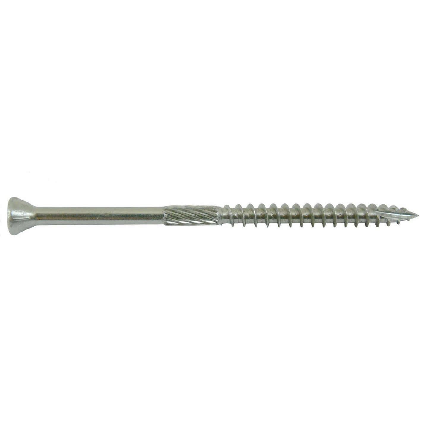 #9 x 3" Silver Star Stainless Steel TRIM HEAD Screw Torx/Star Drive Head-Stainless Steel TRIM HEAD Wood Screws - 305 Stainless Steel Torx/Star Drive Wood Screws - FULL BOX ~2,000 Screws (OVERSTOCK)