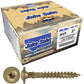 #15 Construction Lag Screw Exterior Coated Torx/Star Drive Heavy Duty Structural Lag Screw - Modified Truss Washer Head