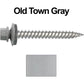 12 x 2"  Stainless Steel Metal Roofing Screw - Hex ReGrip Washer Head - Self starting/self tapping - EPDM washer. Colored head.