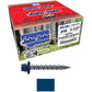 #10 x 1-1/2" Metal ROOFING SCREWS - Hex Washer Head - Self starting/self tapping - EPDM washer. Colored head.