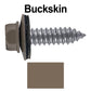 17 x 1"  Metal Roofing Screws - Metal Panel to Metal Purlins and Recovery Screws - Hex Washer Head - EPDM washer.