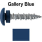 10 X 1" - LOW PROFILE Star Head Roofing Screws - HI-LO Thread - Metal To Wood - T25 Torx Drive Head - EPDM washer.