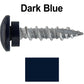 10 X 1" - LOW PROFILE Star Head Roofing Screws - HI-LO Thread - Metal To Wood - T25 Torx Drive Head - EPDM washer.