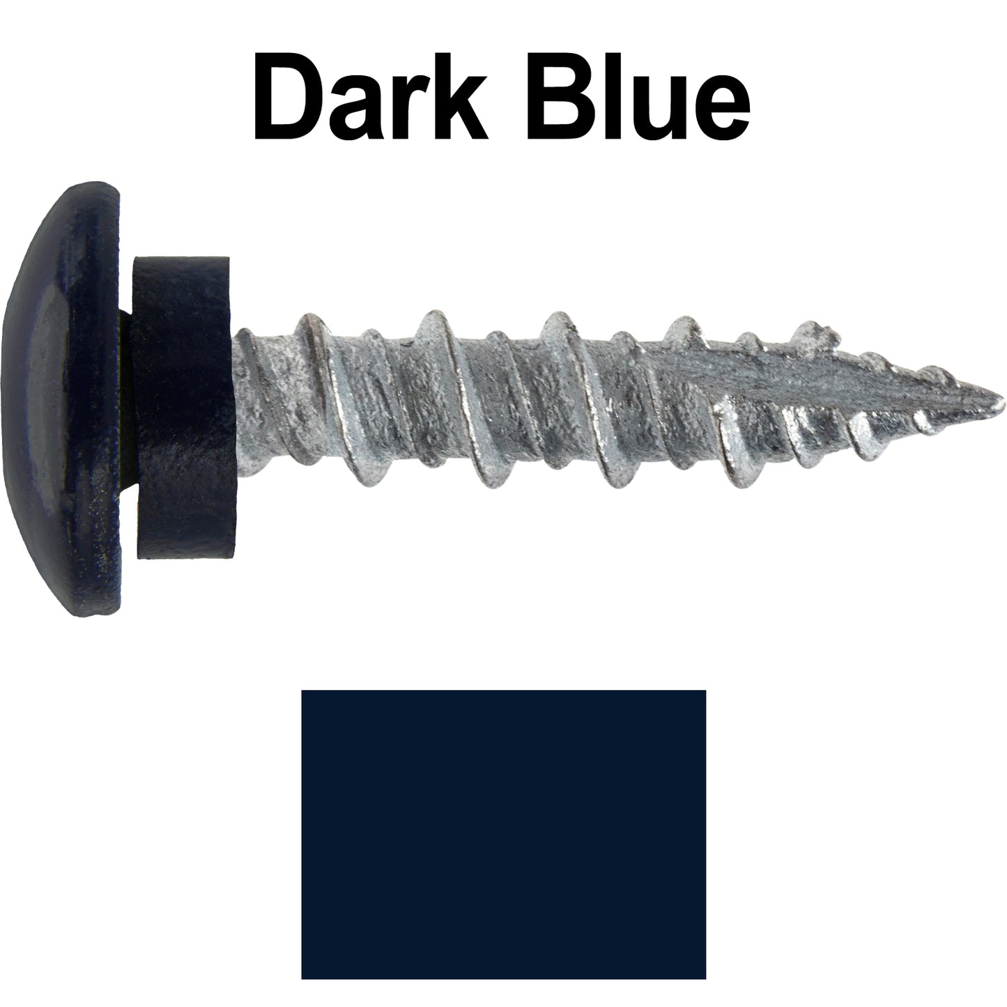 10 X 1" - LOW PROFILE Star Head Roofing Screws - HI-LO Thread - Metal To Wood - T25 Torx Drive Head - EPDM washer.