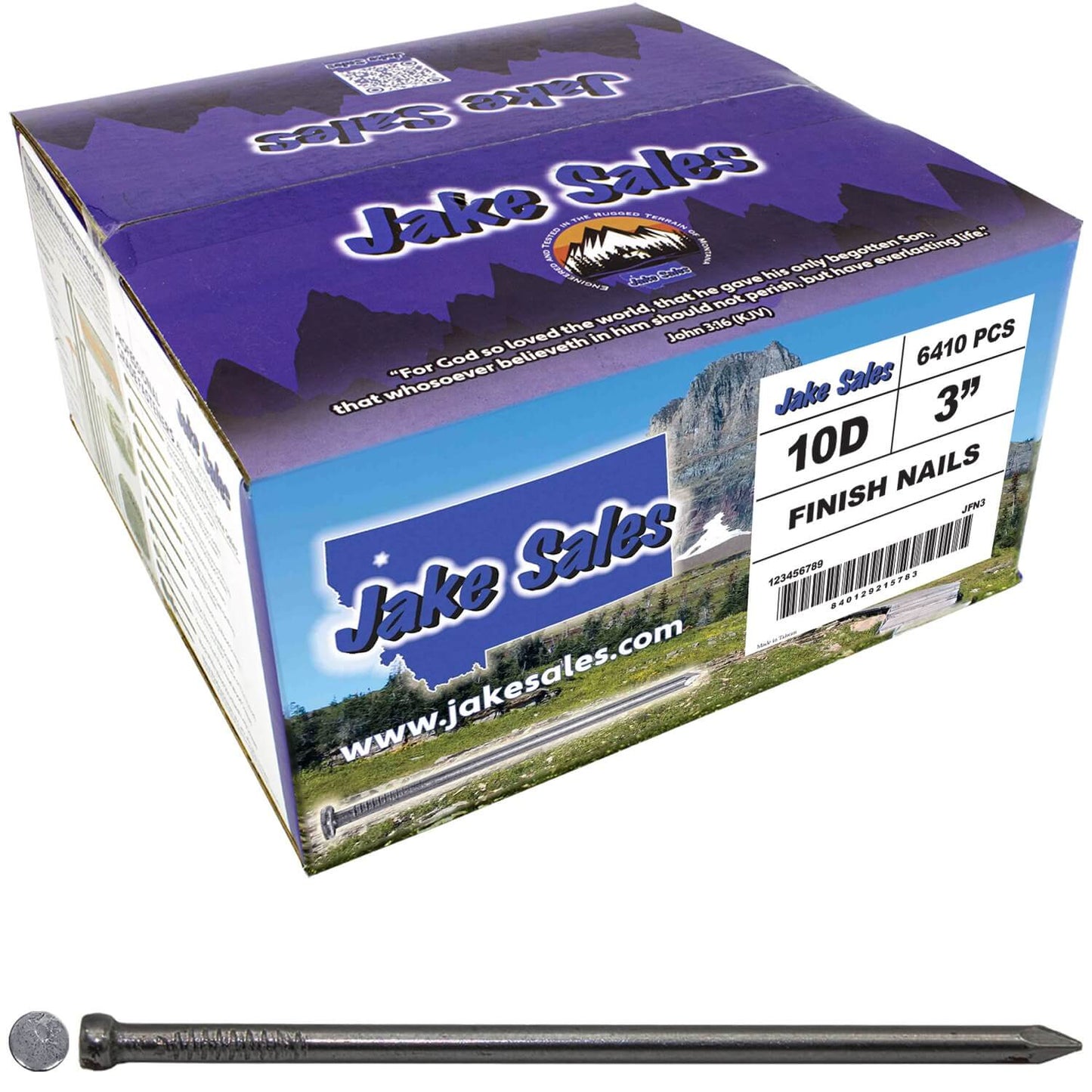 Finish Nails used for "finishing" projects and are non-structural in nature. Common uses for a finish nail are installing crown molding, baseboards, paneling and other projects