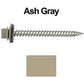 12 x 2-1/2" Stainless Steel Metal Roofing Screw - Hex Washer Head - Self starting/self tapping - EPDM washer. Colored head.