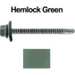 #12 X 3" Metal to Metal Type #3 Roofing Screws - Hex Washer Head - Self starting/self tapping - 5/8" EPDM washer. Colored head.