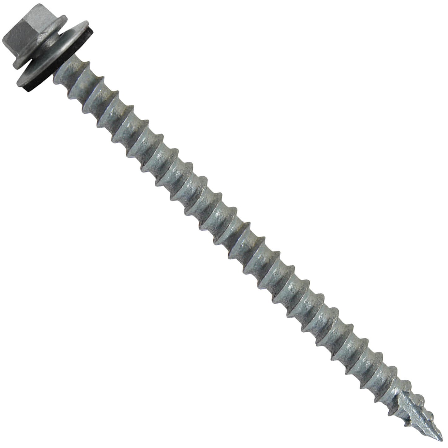 #14 x 3" Metal ROOFING SCREWS - Hex Washer Head - Self starting/self tapping - EPDM washer. Colored head.
