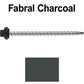 10 X 3" Zinc Aluminum Cap MINI-DRILLER Roofing Screws HI-LO THREAD Zinc Plated Carbon Steel Shank - EPDM Washer - Colored head