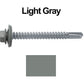 #12 x 2" Metal to Metal Type #3 Metal Roofing Screws - Hex Head Drill Point - 9/16" EPDM Washer.