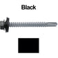#12 x 2" Metal to Metal Type #3 Metal Roofing Screws - Hex Head Drill Point - 9/16" EPDM Washer.