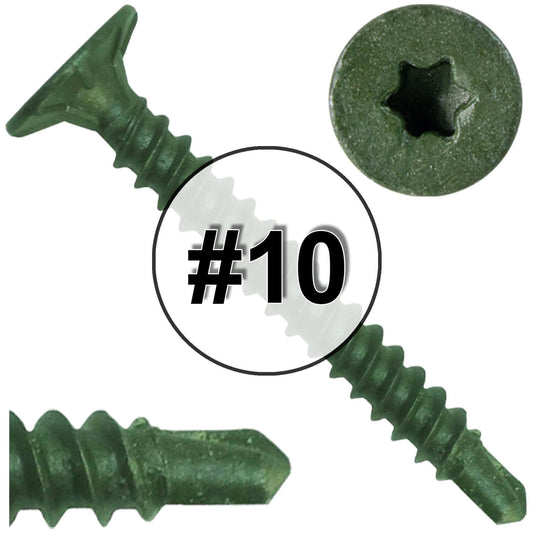 #10 Cement Board Torx/Star Head Screws DRILL POINT for Fastening Cement Backer Board/Cement Board/Tile Board - Torx/Star - T-25 Torx Head