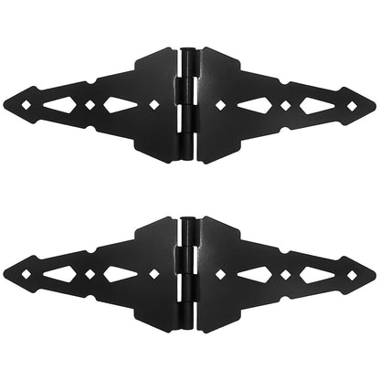 Black Wood Gate Hinges | Self-Closing & Standard Hinges