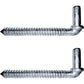 Heavy-Duty Lag Screw Gate Hinge for Wood Fence Posts and Gates – Galvanized Steel