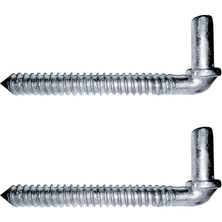 Heavy-Duty Lag Screw Gate Hinge for Wood Fence Posts and Gates – Galvanized Steel