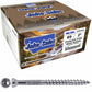 #9 Silver Star Stainless Steel TRIM HEAD Screw Torx/Star Head  - Stainless Steel TRIM HEAD Wood Screws