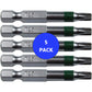 T25 (T-25) Torx/Star Driver Bit - Color Coded  Torx/Star Drive Quick Change Shank Bit for Screws and Fasteners Requiring T25 (T-25) Size Bits