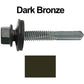 #12 x 1-1/2" Metal to Metal Type #5 Roofing Screws - Hex Head Drill Point. 9/16" EPDM Washer. Colored Head.