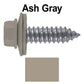 17 x 1"  Metal Roofing Screws - Metal Panel to Metal Purlins and Recovery Screws - Hex Washer Head - EPDM washer.