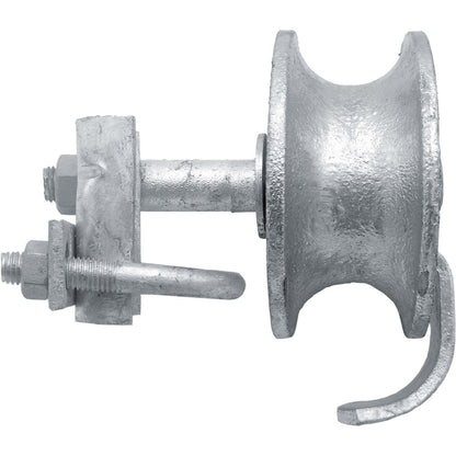 Chain Link Fence Rolling Gate Track Wheel - Steel and Nylon Options