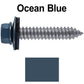 17 x 1-1/2 Metal Roofing Screws - Metal Panel to Metal Purlins and Recovery Screws - Hex Washer Head - EPDM washer.
