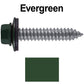 17 x 1-1/2 Metal Roofing Screws - Metal Panel to Metal Purlins and Recovery Screws - Hex Washer Head - EPDM washer.