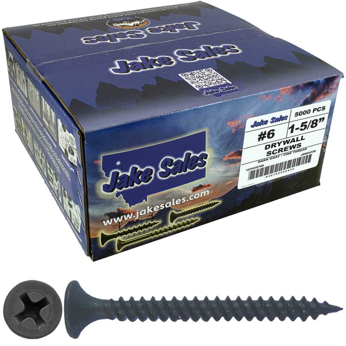 Gray Phosphate Fine Thread Drywall Screws – Drywall, Gypsum, Sheetrock, Wood