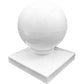 White Vinyl Post Caps – For 4" & 5" Vinyl Fence Posts