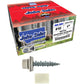 #10 x 1" Metal ROOFING SCREWS - Hex Washer Head - Self starting/self tapping - EPDM washer. Colored head.