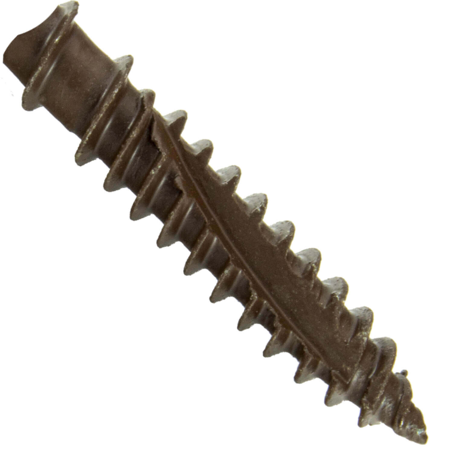 10 X 2-3/4 Inch Dark Brown (Coastal Bluff) Composite Decking Exterior Coated Wood Screw Torx/Star Drive Head (5 Pounds - 350 APX. Screws) Decking Exterior Coated Torx/Star Drive Wood Screws