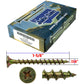 Yellow Zinc Coarse Thread Drywall, Gypsum board, Sheetrock, Plasterboard Screws. Use for all purpose wood screws