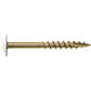 #7 x 1-5/8" White Head Round Head Torx/Star Drive Screw - Truss Head - Cabinet Wood Screw Torx/Star Drive Head - Exterior Coated Torx/Star Drive Wood Screws ~3,000 Screws(OVERSTOCK)