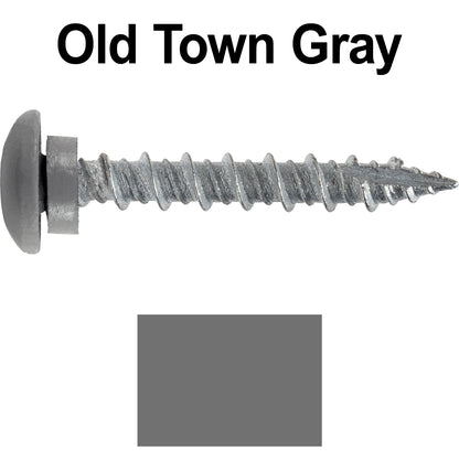 10 x 1-1/2” LOW PROFILE Star Head Roofing Screws - HI-LO Thread - Metal To Wood - T25 Torx Drive Head - EPDM washer