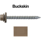 #14  x 2-1/2" Metal ROOFING SCREWS - Hex Washer Head - Self starting/self tapping - EPDM washer. Colored head.