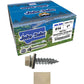 #14 x 1"  Metal ROOFING SCREWS - Hex Washer Head - Self starting/self tapping - EPDM washer. Colored head.
