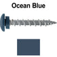 10 x 1-1/2” LOW PROFILE Star Head Roofing Screws - HI-LO Thread - Metal To Wood - T25 Torx Drive Head - EPDM washer