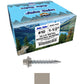 10 x 1-1/2" - STAINLESS HEX / ZINC Sheet Metal Roof Screw. Self starting metal to wood siding screws. EPDM washer. Colored head.