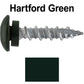 10 X 1" - LOW PROFILE Star Head Roofing Screws - HI-LO Thread - Metal To Wood - T25 Torx Drive Head - EPDM washer.