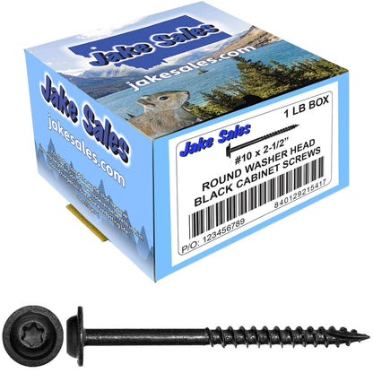 #10 Round Washer Head Truss Head Screw. Torx/Star Drive Head Wood Screws. Multipurpose Cabinet, Furniture, Siding and Trim and General Construction
