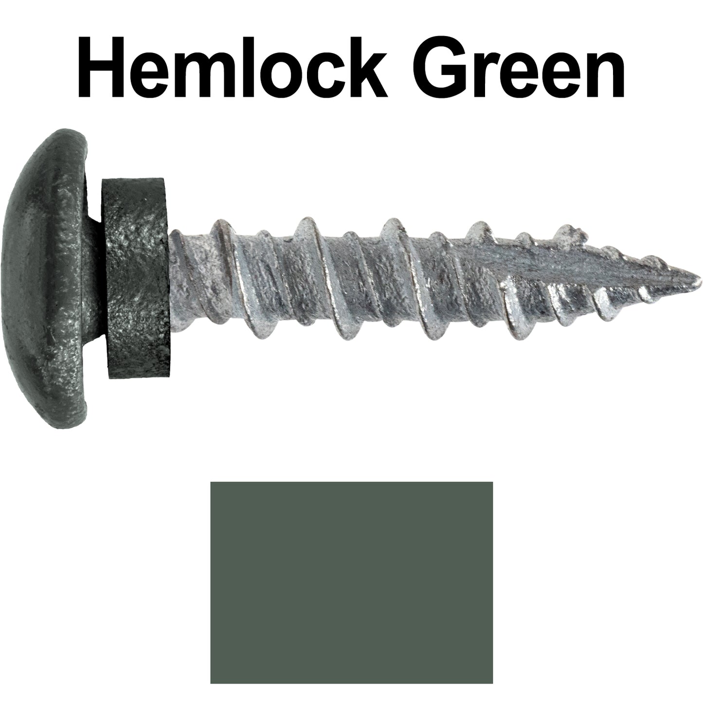 10 X 1" - LOW PROFILE Star Head Roofing Screws - HI-LO Thread - Metal To Wood - T25 Torx Drive Head - EPDM washer.