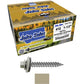#12 x 1-1/2"  RE-GRIP METAL ROOFING SCREWS - Hex Washer Head - Self starting/self tapping - EPDM washer. Colored head.