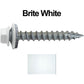 #14 x 1-1/2" Metal ROOFING SCREWS(250) Screws Hex Washer Head Sheet Metal Roof Screw. Self starting/self tapping metal to wood with EPDM washer. Colored head. For corrugated roofing