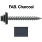 #12 x 2" RE-GRIP METAL ROOFING SCREWS - Hex Washer Head - Self starting/self tapping - EPDM washer. Colored head.