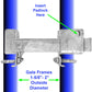 Strong Arm Single Gate Latch - Galvanized