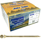 #10 Yellow Zinc Coated General Purpose Wood Screws. Torx/Star Drive Head - Multipurpose Torx/Star Drive Wood Screws
