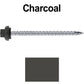 10 X 3“ HI-LO Zinc Aluminum Cap Metal Roofing Screws - Hex Washer Head - Self starting/self tapping - EPDM washer. Colored head.
