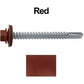 #12 x 2" Metal to Metal Type #3 Metal Roofing Screws - Hex Head Drill Point - 9/16" EPDM Washer.