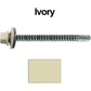 #12 X 3" Metal to Metal Type #3 Roofing Screws - Hex Washer Head - Self starting/self tapping - 5/8" EPDM washer. Colored head.