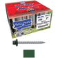 #10 x 2" Metal ROOFING SCREWS - Hex Washer Head - Self starting/self tapping - EPDM washer. Colored head.